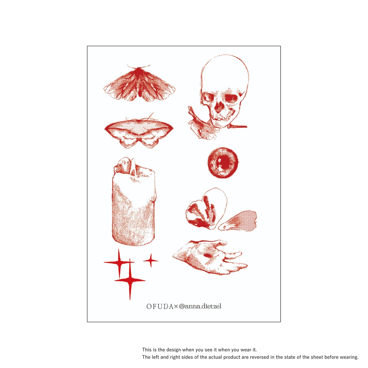Red pattern - Skull from anna.dietzel [ID: TC0014]